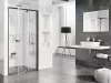 Ravak Pivot PDOP2-100 zuhanyajtó fekete+transparent 03GA0300Z1