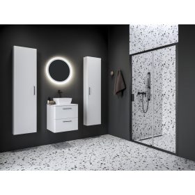 Blix II NBLDP2 100 zuhanyajtó fekete+transparent