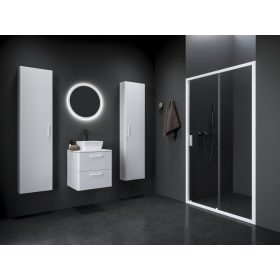 Blix II NBLDP2 100 zuhanyajtó matt fehér+transparent