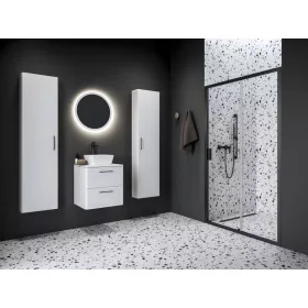 Blix II NBLDP2 120 zuhanyajtó fekete+transparent