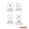 Ravak Blix BLDP2-120 zuhanyajtó krómhatású+transparent 0PVG0C00Z1