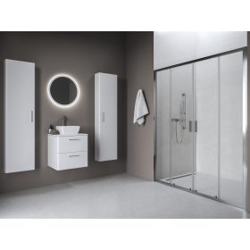 Blix II NBLDP4 180 zuhanyajtó krómhatású+transparent