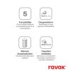 Ravak Supernova SRV2-100 195 S zuhanykabin fekete+grape 14VA03O2ZG