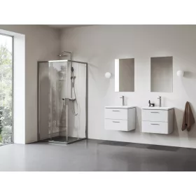 Blix II NBLRV2 90x90 zuhanykabin krómhatású+transparent