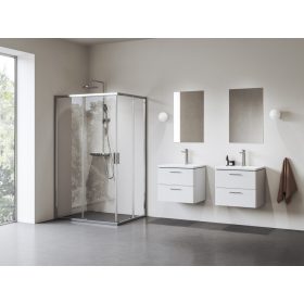 Blix II NBLRV2K 80 zuhanykabin krómhatású+transparent