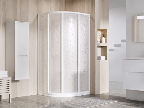Ravak Supernova SKCP4 80x80 195 zuhanykabin fehér+ pearl 3114O10211