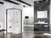 Ravak Pivot PSKK3 80x80 zuhanykabin fekete+transparent 37644300Z1