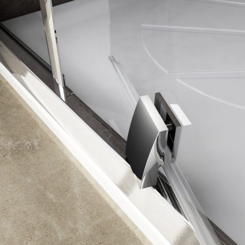 Ravak Pivot PSKK3 90x90 zuhanykabin fekete+transparent 37677300Z1