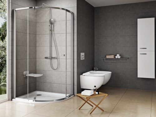 Ravak Pivot PSKK3 100x100 zuhanykabin krómhatású+transparent * 376AAC00Z1