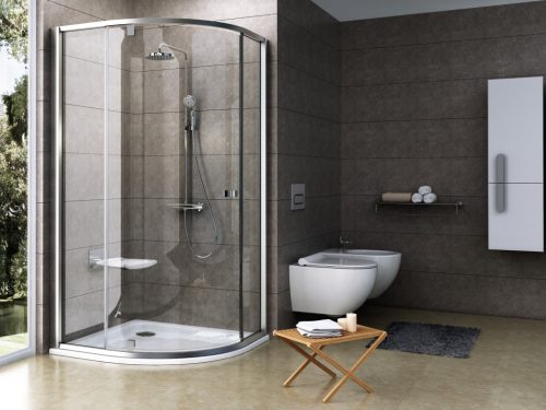 Ravak Pivot PSKK3 100x100 zuhanykabin szatén+transparent * 376AAU00Z1