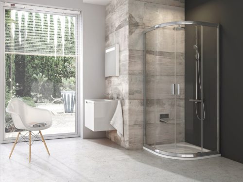 Ravak Blix BLCP4 80x80 zuhanykabin krómhatású+transparent 3B240C00Z1