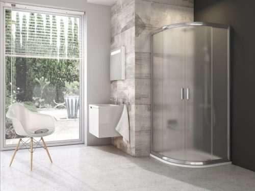 Ravak Blix BLCP4 90x90 zuhanykabin krómhatású+grape 3B270C00ZG