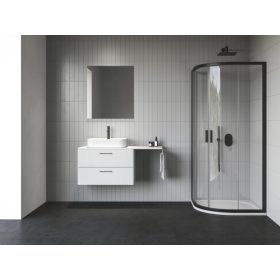 Blix II NBLCP4 90x90 zuhanykabin fekete+transparent