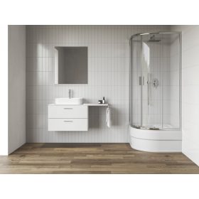   Blix II NBLCP4 Sabina 90x90 zuhanykabin krómhatású+transparent