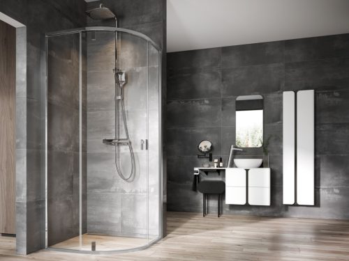 Ravak Nexty NSKK3-80 zuhanykabin krómhatású+transparent 3O644C00Z1