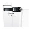 Ravak Chrome CSKK4-80 zuhanykabin fehér+transparent 3Q140100Z1