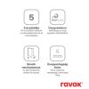 Ravak SmartLine SMSKK4 90x90 zuhanykabin króm+transparent 3S277A00Y1