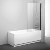 Ravak PVS1-80 kádparaván fehér+transparent 79840100Z1