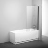 Ravak PVS1-80 kádparaván fekete+transparent 79840300Z1