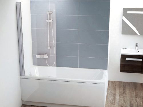 Ravak CVS1-80 balos kádparaván szatén + transparent 7QL40U00Z1