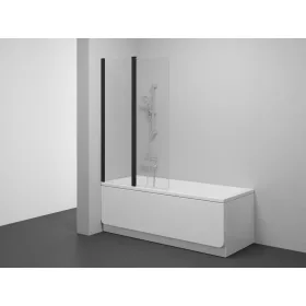 CVS2-100 bal kádparaván fekete+transparent