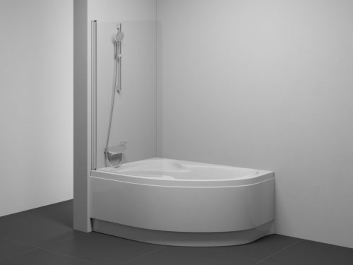 Ravak Rosa CVSK1 160/170 bal kádparaván szatén+transparent 7QLS0U00Y1