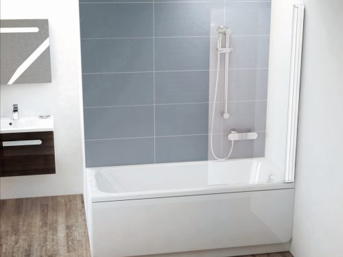 Ravak CVS1-80 jobbos kádparaván fehér + transparent 7QR40100Z1