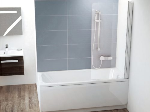 Ravak CVS1-80 jobbos kádparaván krómhatású + transparent 7QR40C00Z1
