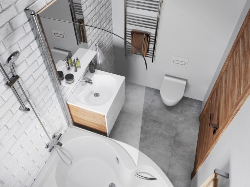 Ravak Rosa CVSK1 140/150 jobb kádparaván krómhatású+transparent 7QRM0C00Y1