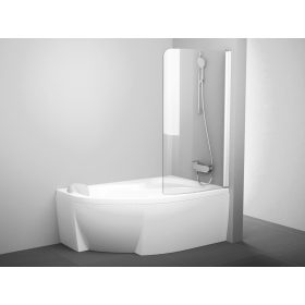   Ravak Rosa CVSK1 160/170 jobb kádparaván fehér+transparent 7QRS0100Y1