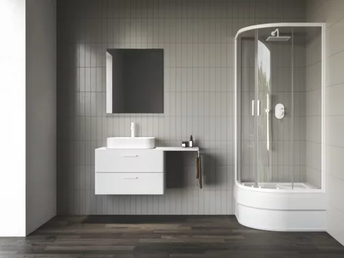 Ravak Sabina 90x90 LA zuhanytálca fehér A217001020