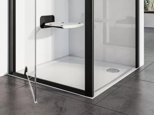 Ravak Ovo-B II ülőke Opal/fekete B8F0000060