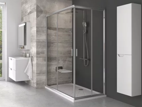 Ravak Ovo-B II ülőke Opal/fekete B8F0000060