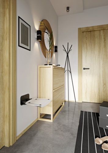 Ravak Ovo-B II ülőke Opal/fekete B8F0000060