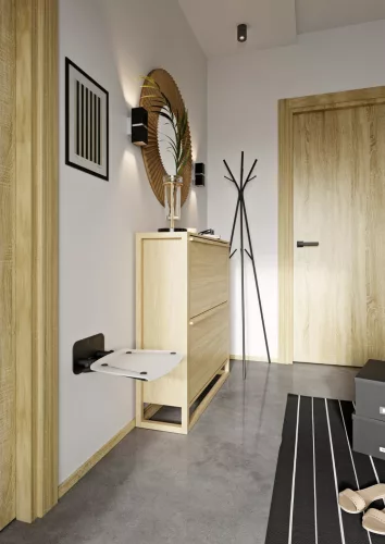 Ravak Ovo-B II ülőke Opal/fekete B8F0000060