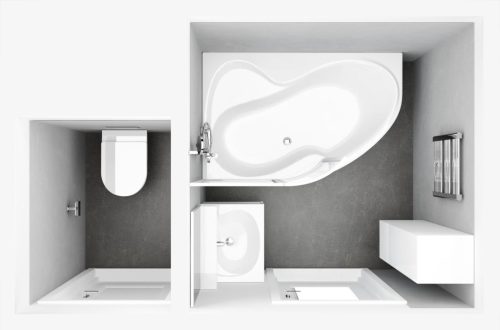 Ravak Rosa 95 160x95 bal (hófehér) C571000000