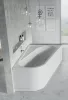 Ravak Chrome akrilkád 170x105 jobbos, fehér CA41000000