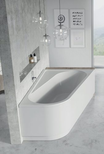 Ravak Chrome akrilkád 160x105 jobbos, fehér CA61000000