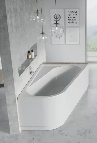 Ravak Chrome akrilkád 160x105 jobbos, fehér CA61000000