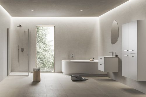 Ravak Chrome akrilkád 160x105 jobbos, fehér CA61000000