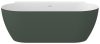 Ravak Freedom Wall II Tec 170x87, akrilkád, Grey Green/fehér, fehér lefolyó CC71200000