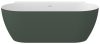 Ravak Freedom Wall II Tec 170x87, akrilkád, Grey Green/fehér, fehér lefolyó CC71200000