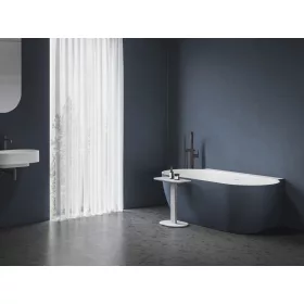   Ravak Freedom Wall II Tec 170x87, akrilkád, Deepsea Blue/fehér, fehér lefolyó CC71400000