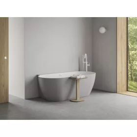  Ravak Freedom Wall II Tec 170x87, akrilkád, Smoke Grey/fehér, fehér lefolyó CC71500000