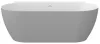 Ravak Freedom Wall II Tec 170x87, akrilkád, Smoke Grey/fehér, fehér lefolyó CC71500000