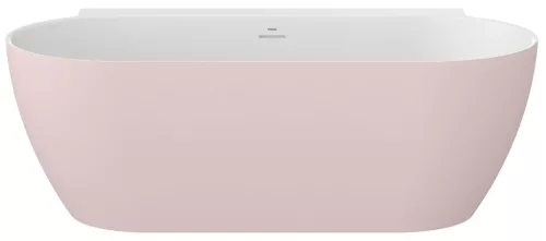 Ravak Freedom Wall II Tec 170x87, akrilkád, Alabaster Pink/fehér, fehér lefolyó CC71600000