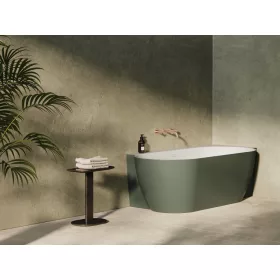   Ravak Freedom Corner II Tec 175x86 jobb, akrilkád, Grey Green/fehér, fehér lefolyó CC81200000