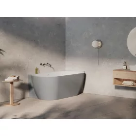   Ravak Freedom Corner II Tec 175x86 jobb, akrilkád, Smoke Grey/fehér, fehér lefolyó CC81500000