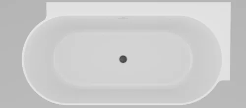 Ravak Freedom Corner II Tec 175x86 jobb, akrilkád, Smoke Grey/fehér, fehér lefolyó CC81500000