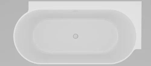 Ravak Freedom Corner II Tec 175x86 jobb, akrilkád, Alabaster Pink/fehér, fehér lefolyó CC81600000